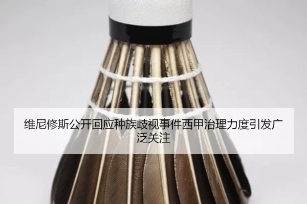 维尼修斯公开回应种族歧视事件西甲治理力度引发广泛关注